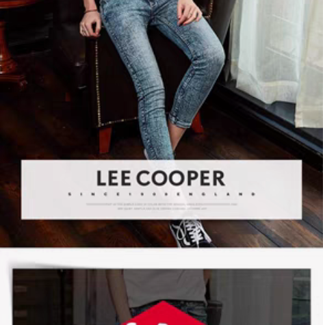 包邮29码30码英国Lee cooper女...