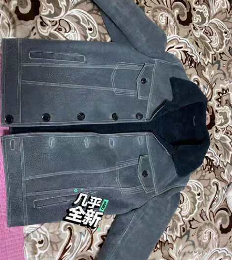 包邮巴萨尼奥，男士皮毛一体52码，只穿过一...