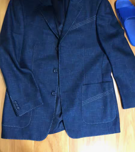 包邮啄木鸟复古毛呢西服外套 带肩垫 180...