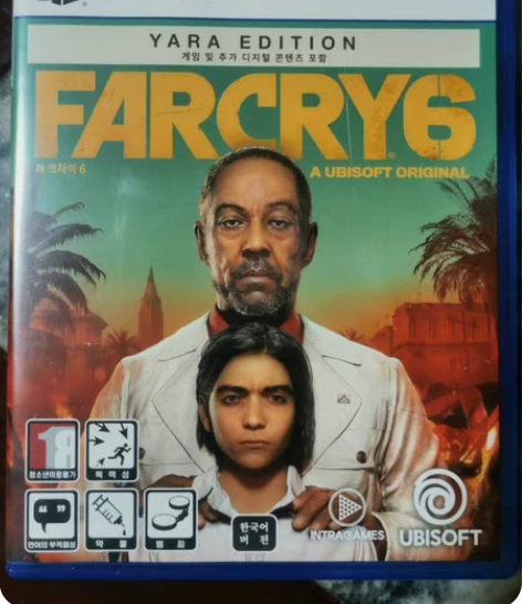 包邮孤岛惊魂6ps5亚拉版，99新，无痕，...