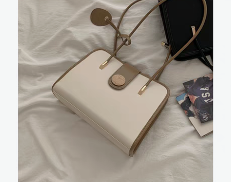 转卖百搭ins大容量包包女时尚撞色腋下包小...