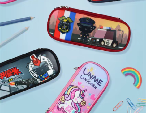 包邮2021新品unme小学生笔袋男女童铅...