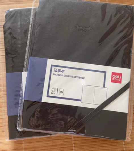 得力文具22215 笔记本子商务25K 记...
