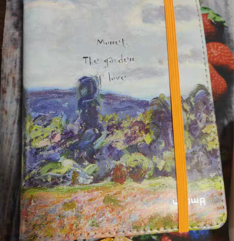 包邮莫奈PU皮面手帐-浅蓝天空A6 全新仅...