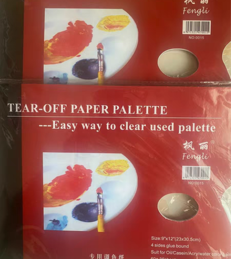 调色纸2本5元，绘画铅笔20元17根（2B...