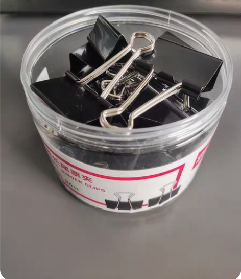 得力 长尾夹 黑色 2号 宽度41mm  ...