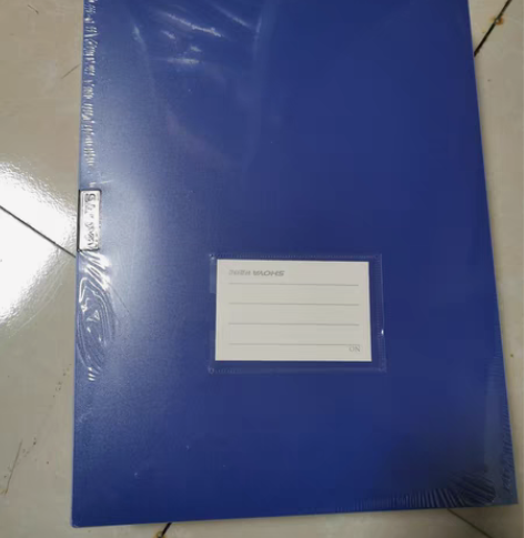 A4档案盒文件盒折叠塑料资料盒5.5cm收...