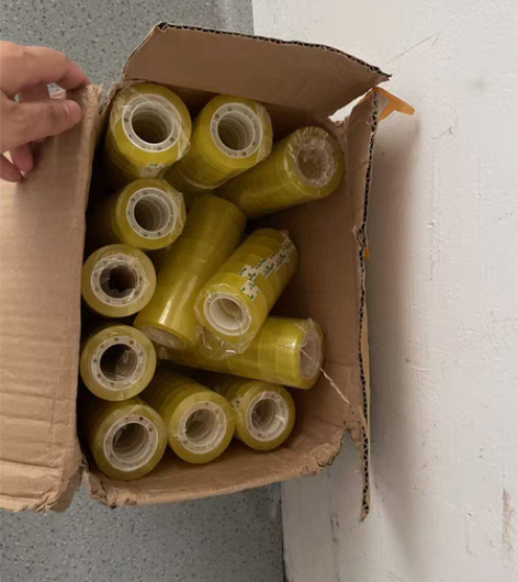 妙力透明小胶带学生文具胶带包花小胶布粘字胶...