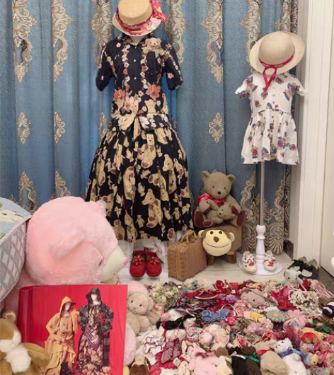 Pinkhouse ww 亲子熊sk 松紧...