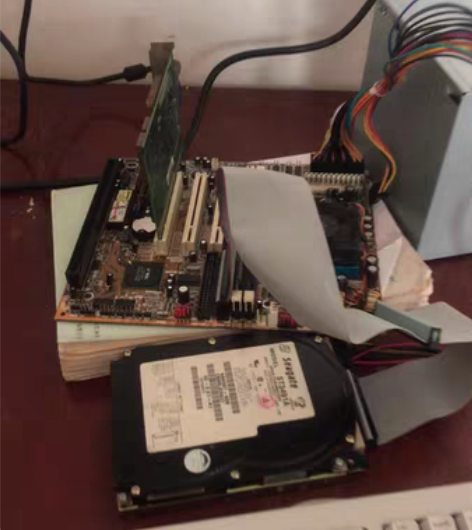 古董586电脑主板MVP4 K6-2/50...