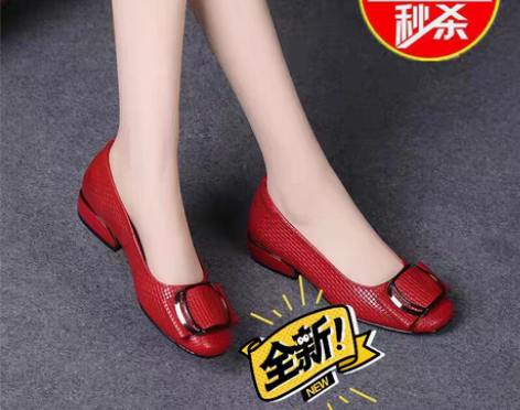 包邮最新款真皮软底女鞋2021春秋新款妈妈...