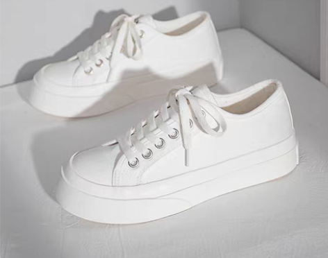 转卖鮀品帆布鞋女2022年夏季新款板鞋子u...