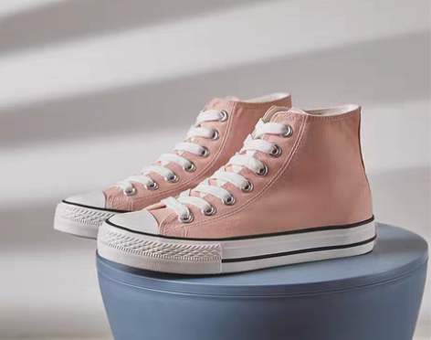 转卖人本粉色鞋子女2021年夏季新款网红高...