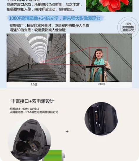 包邮送三镜头!特惠=高清长焦数码照相机家用...