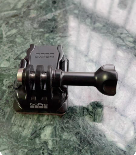 gopro10原装头盔底座支架，3M弧形胶...