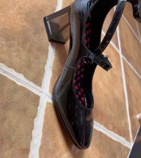 复古小CK女鞋玛丽珍鞋一字扣CK1-609...