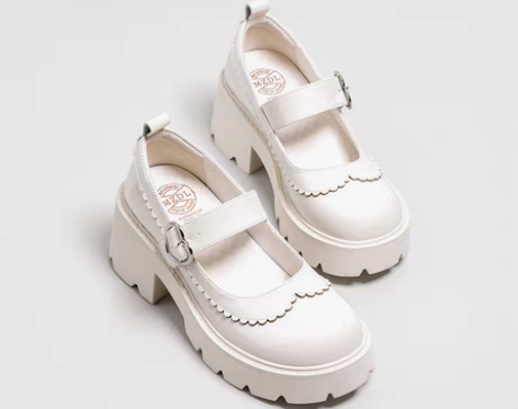 转卖湘湘角色夏季小皮鞋2022新款英伦风粗...