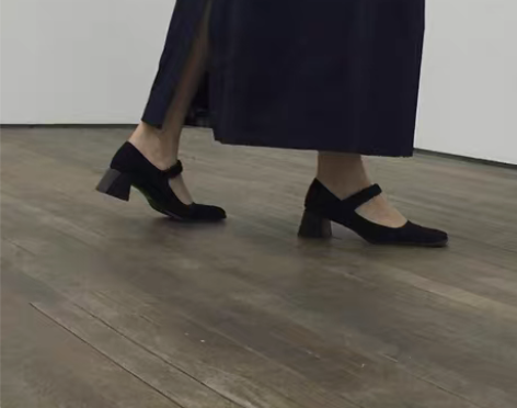 转卖晚晚同款2019秋新款玛丽珍鞋女粗跟单...