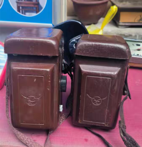 海鸥相机 一个黑脸相机一个白脸一个正常使用...