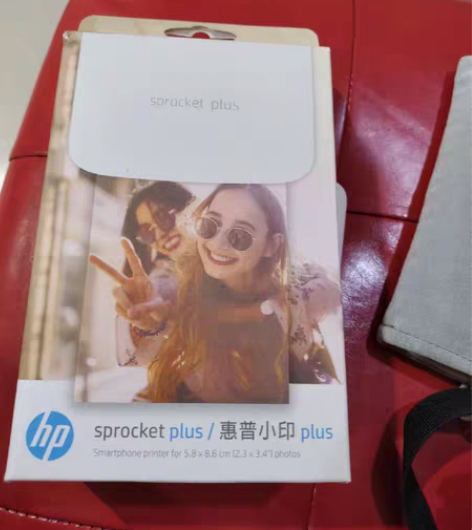 包邮惠普小印Plus小印加大升级版4寸迷你...