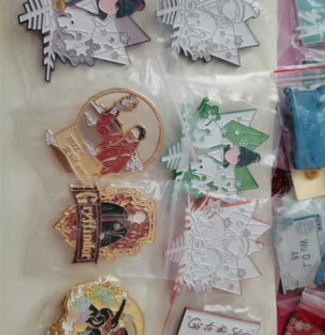 【出】武大靖属性金属徽章/背牌本体特典雾霾...