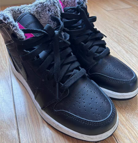 耐克乔丹1抓绒高帮女鞋≈36码 99.99...