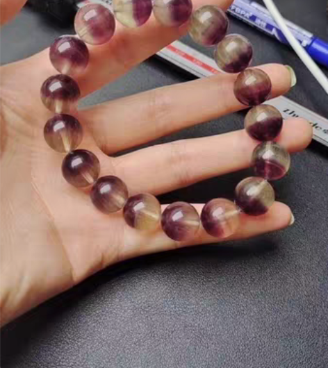 包邮天然萤石手链，品质如图，原相机拍摄，1...