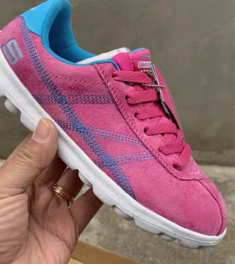 包邮斯凯伦 女款春节超轻运动慢跑鞋 粉紫色...