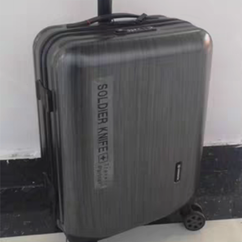 军刀单杆时尚休闲黑色拉丝拉杆箱20寸，。 ...