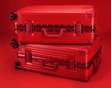 转卖大红色行李箱结婚陪嫁箱子母拉杆箱女新娘...