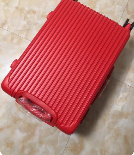 红色结婚拉箱密码箱24寸铝框旅行箱万向轮 ...