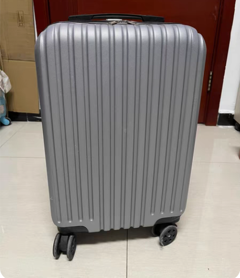 20寸行李箱，登机行李箱，密码行李箱，银色...