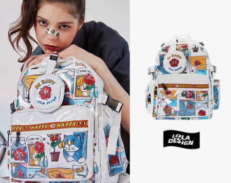 转卖萝拉原创 双肩包女学生ins 校园原宿...