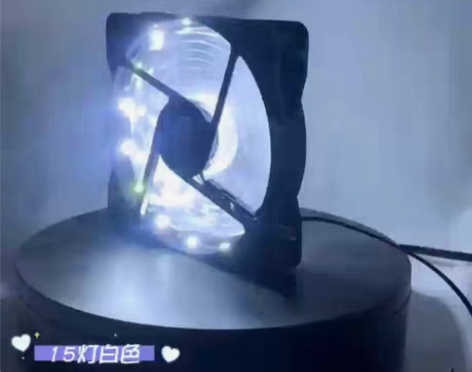 包邮12cm台式机箱静音LED发光风扇 r...