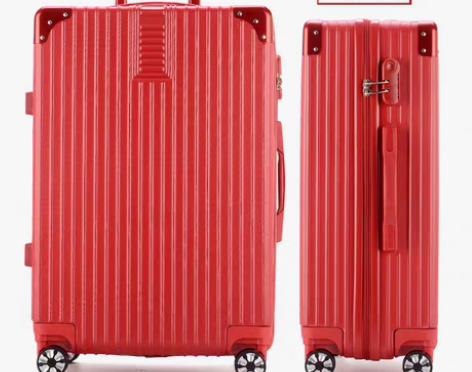 转卖红色行李箱结婚皮箱新娘陪嫁箱子拉杆箱婚...