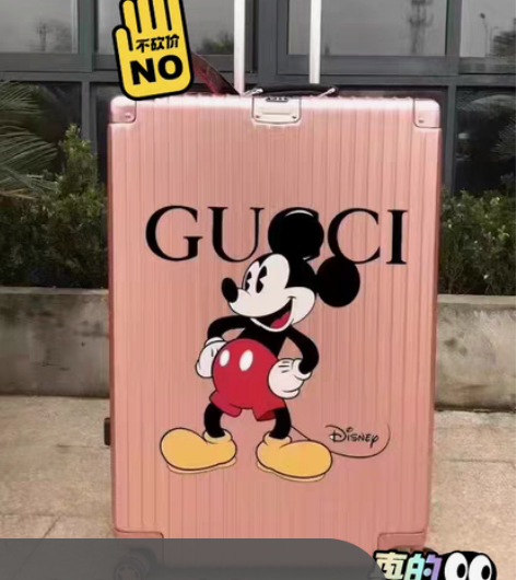 韩国大东门酷奇爆款真皮手把复古卡通漫画米奇...