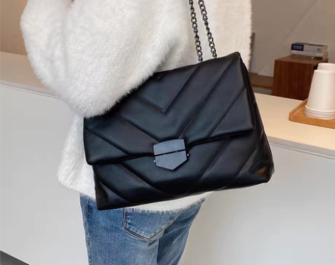 转卖时尚链条包通勤斜挎包包女士百搭ins韩...