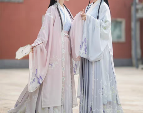 转卖向卿踏山河晋制汉服女原创正品魏晋中国风...