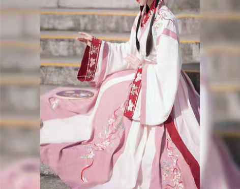 转卖夕瑶赋正品原创春樱赠的汉服女夏魏晋套装...