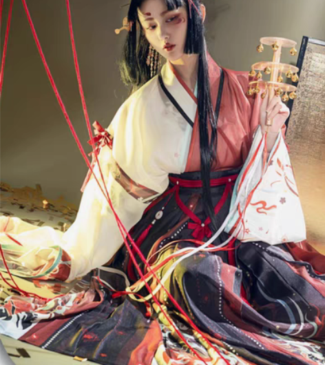 汉服出租 昭华赋-舞清姬 灵使圆领袍晋制交...