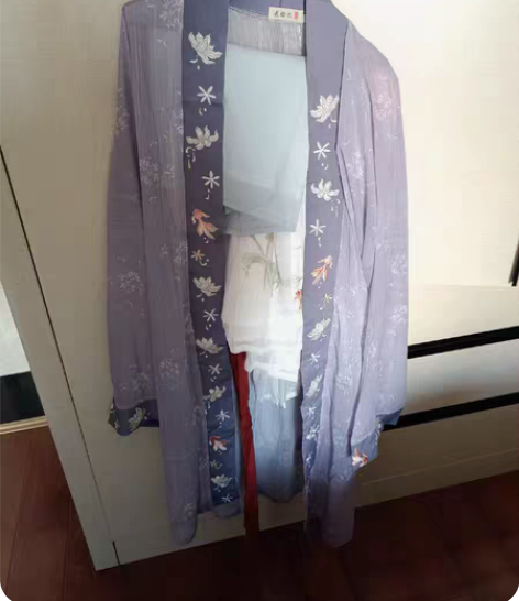 宋制汉服长褙子抹胸百褶裙 全新未穿压箱底中...