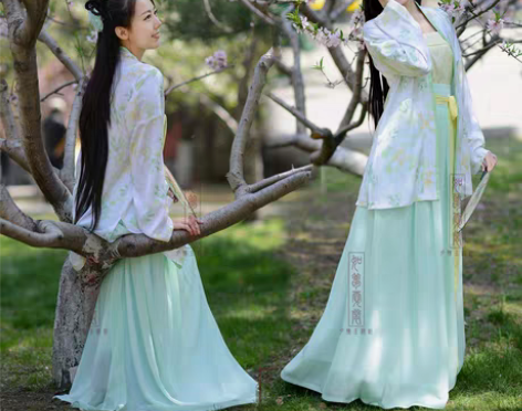 转卖[如梦霓裳]汉服女装 褙子[闲中好(十...