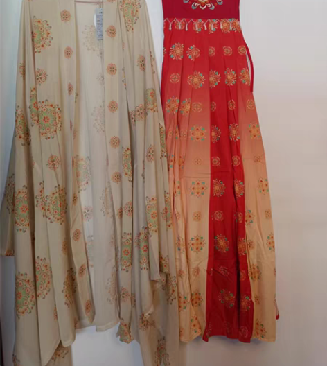 包邮唐风诃子裙大袖衫春夏汉服 全新带吊牌s...