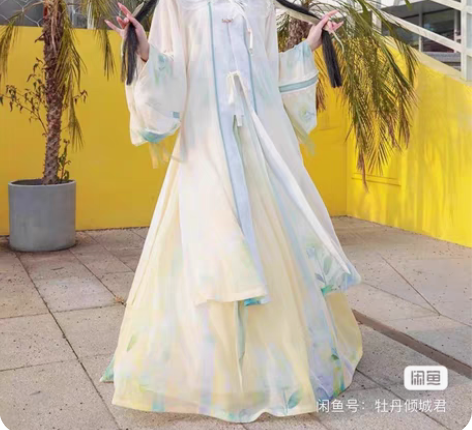 包邮都城南庄 温如言明制立领汉服 全新 尺...