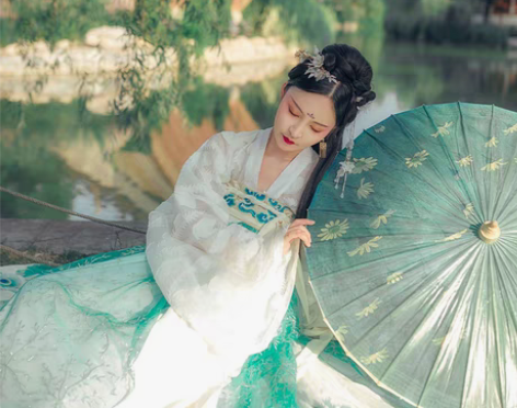 转卖都城南庄汉服 引雀仙 齐胸襦裙s码全新...