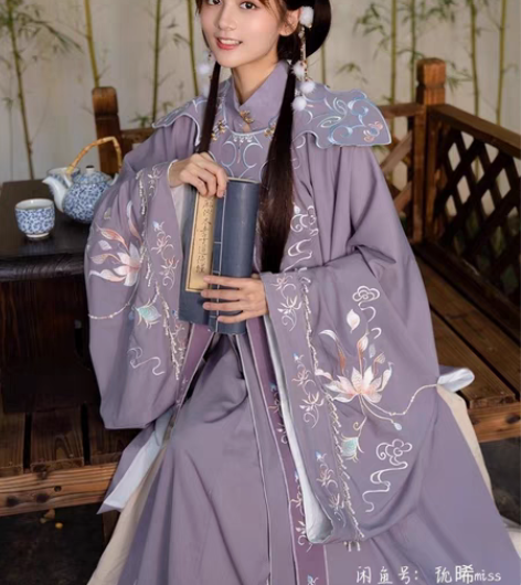 包邮清梳西府幽兰 全新仅试穿 三件套含云肩...