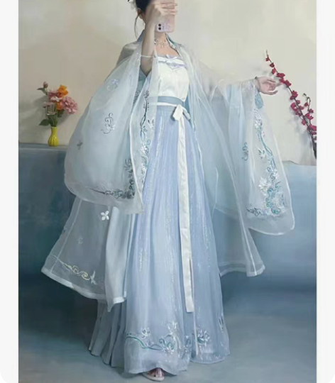 五五年原创汉服 云水谣 m码 两件上衣+下...