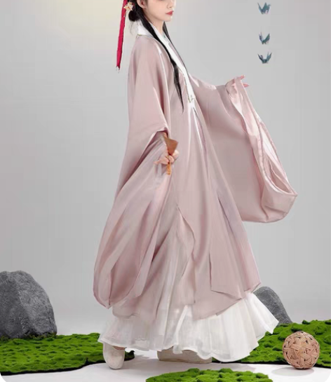 包邮五五年 酒中仙 原创汉服女明制立领衫披...