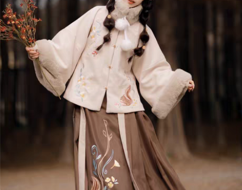 转卖明制的秋冬汉服 过年买来穿的，就穿了两...