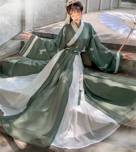 包邮汉旭长安故里晋制汉服一套两穿 全套s六...